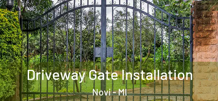 Driveway Gate Installation Novi - MI