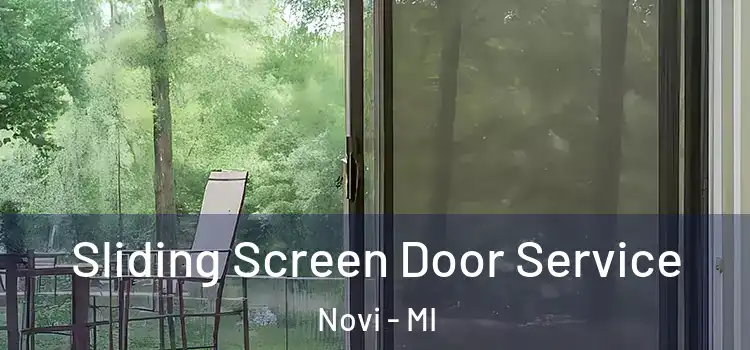 Sliding Screen Door Service Novi - MI